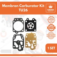 MESIN Carburetor Membrane Kit TU26 Carburetor Gasket Carburetor Engine Sprayer 2-stroke Pest Sprayer