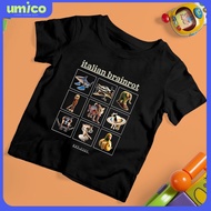 UMICO baju budak tshirt Children's TUNG TUNG SAHU Clothes Kids Short Sleeve Tung Tung Tung Sahur Fun