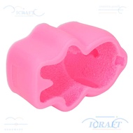 CRAFTMX 2pcs Silicone Form, Easy Demold  Design Fondant Form, Cute Non-Stick Surface Chocolate Form 