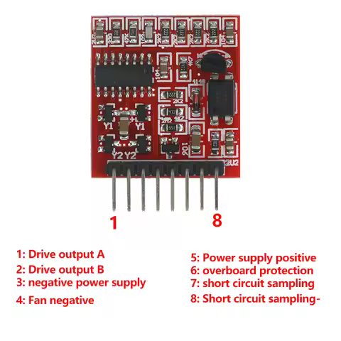 3525 inverter driver board Y1 Y2 totem high-power front-stage small board fan delay water fall prote