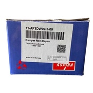 Front Disc Brake Pads TDW Kijang Super KF40/50/60/70/80 AFTDW02-1-00 Aspira