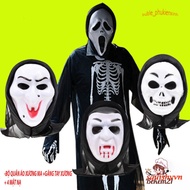 "Bone Halloween costume - unique skeleton costume for spooky costume party"