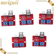 MEIGUII 5pcs Driver Module, red IRF520 MOSFET, irf520 mosfet Compatible for Arduino MCU ARM Arduino