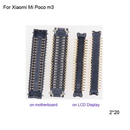 2pcs FPC connector For Xiaomi Mi Poco m3 LCD display screen on LCD dsiplay on mainboard motherboard 