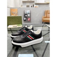 Light Luxury Shoes Men's gucci gucci Men's Shoes White Shoes Sneakers Men's Casual Sports Shoes