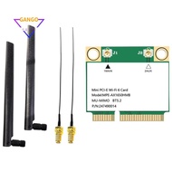 AX1650 WIFI6 Wireless Network Card 2.4G/5G Dual-Band 2974M  5.2 Gigabit AX1650 WiFi Card