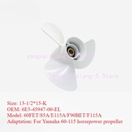 6E5-45945-01-EL-00 13-1/4x17-K aluminum alloy propeller for Yamaha 60FET/85A/E115A/F90BET/F115A Outb