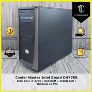 Cooler Master Intel Board DH77EB Intel Core i7-3770 3.4GHz 8GB RAM 240GB SSD Desktop PC