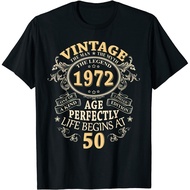 Vintage 1972 Limited Edition 50 Year Old Gifts 50Th Birthday T-Shirt