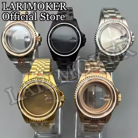 LARIMOKER 43mm Men’s Automatic Watch Stainless steel Case sapphire glass Fit NH35 PT5000 Miyota8215 