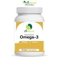 LIVNATURAL Omega 3 Premium Fish Oil Supplement [60s/400s]
