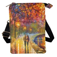 Ladies Crossbody Mini Fashion Purse Oil Painting Portable One-shoulder Phone Storage Bag nd Crossbody Wallet Girl Travel Bags