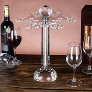 High-End Crystal Red Wine Glass Holder Upside Down Rack European Diamond Wine Glass Holder Household
