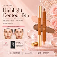 🇲🇾 双头修容笔 Contouring Pen Highlight 2in1 Contour OOO修容笔 Out of office阴影人中笔立体高光提亮鼻影小蜡笔