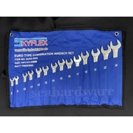 8mm-24mm SKYFLEX COMBINATION SPANNER SET ( 14PCS )
