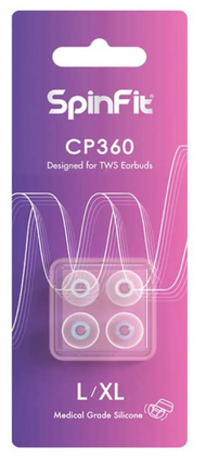 SpinFit - CP360 專利技術真無線用升級耳膠 [加大/大碼]