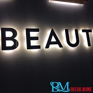 Processing Box Letters with Reflective Letters. LED Light Letters. Embossed Letters. Wall Stickers. 