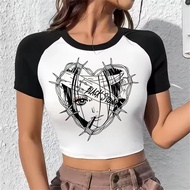 NANA ANMIE Gyaru Crop Top - Y2K Summer Streetwear