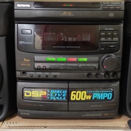 aiwA NSX v50 Japan hitam speaker bluetooth tape kaset remot