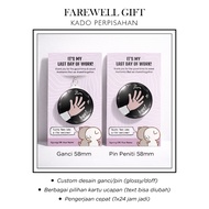 CUSTOM FAREWELL GIFT RESIGN GIFT/ FAREWELL SOUVENIR/ GRADUATION/ GIFT/ SOUVENIR/