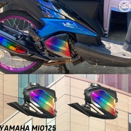 ครอบหม้อน้ำ มีโอ 125 ฝาครอบหม้อน้ำ เคฟล่า-รุ้ง มีโอ125 ชุดแต่ง mio 125 ครอบหม้อน้ำ มีโอ 125 แต่ง ชุด