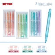SHIMMERING GLITTER HIGHLIGHTER (GLITTER COLOR MARKER) JOYKO HL-103