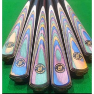 J7 Rainbow 1 Piece Snooker Cue.