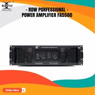 NEW POWER AMPLIFIER 2 CHANNEL FA5500 / FA 5 PRO RDW PROFESSIONAL