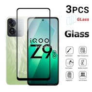 Iqoo Z9 z9x 2024 4G 5g miếng bảo vệ màn hình bọc hoàn toàn kính cường lực cho iqooz9 Z 9 iqooz9x Tur