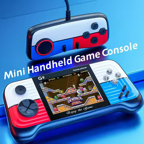 G9 Mini Handheld Game Player 3.5 Inch Screen Portable Game Console With 666 Free Games For 8 Bit Ret