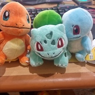 Squirtle Bulbasaur Charmander Plush Pokemon Fit Pokemon Center ORI