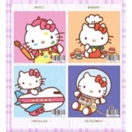 Hello Kitty Series DIY Paint By Numbers Small Size Number Painting (20x20cm)