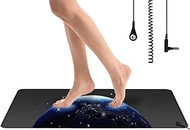 Grounding Mat Exercise Equipment Pad Grounding Bed Mat with 1 Grounding Cord Indoor Fitness Equipmen