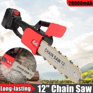 12''inch Cordless Chainsaw Electric Single Hand Saw Woodworking Wireless Logging Saw Rechargeable Chain Saw