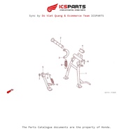 Stand (F19-A) HONDA Super Dream (C100 M1-M4-M6) Parts Catalog