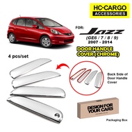 H/D Jazz GE6 / 7 / 8 / 9 2007 - 2014 Door Handle Cover Chrome