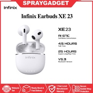 Infinix XE23 wireless Earbuds -Bluetooh v5.3 Low Lantecy Game Mode 13mm Poweful and Bass AI ENC Call