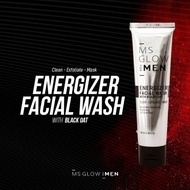 ms glow men facial wash / ms glow for men energizer facial wash