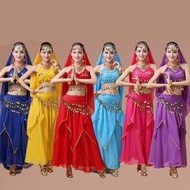 Women Belly Dancing Performance Clothes Egypt Dance sequined indian bollywood dance Skirt Cropped Ta