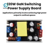 120W GaN Switching Power Supply Board High-Efficiency AC100–265V to DC9-15V/DC19V-30V Adjustable Pow