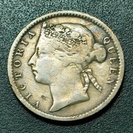 Straits Settlement Queen Victoria 10 Cent 1895