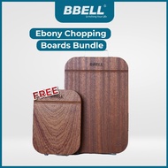 BBELL Ebony Wood Cutting Board 40CM 36cm Chopping Board Serving Board Knife Imported Papan Pemotong 