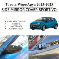 Toyota Wigo/Agya 2023-2025 Side Mirror Protector Cover for Car Accessories