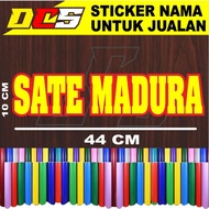 CUTTING STICKER MADURA SATIN WRITING STICKER DOUBLE WRITING STICKER STICKER FOR SALES NAME ON WHEEL 