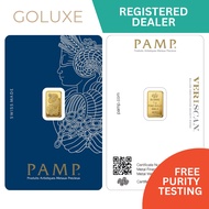 NEW PAMP 1g Gold Bar 999.9 Purity - Fortuna Design