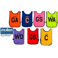 Netball Bib Set - Molten BT6099/Bt6088 Senior (1 Sided) Cotton (Multicolour)