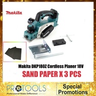 Makita DKP180Z 82mm (3-1/4") 18V Cordless Planer Solo without Charger and Battery