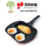 KITCHEN ART Multi Egg Pan (31cm) Red
