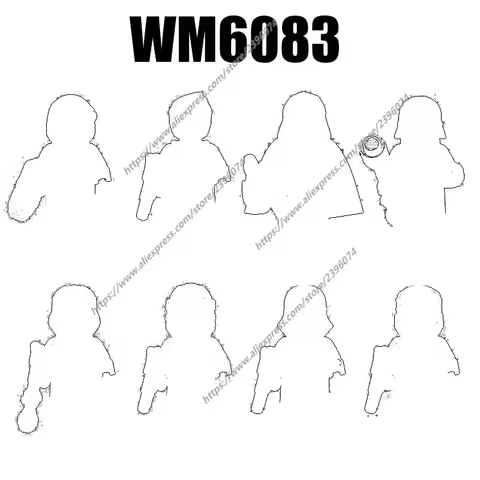 Action Figures Movie accessories Building Blocks Bricks toys WM6083 WM904 WM905 WM906 WM907 WM908 WM