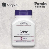 21st Century Gelatin 600 mg 100 Capsules